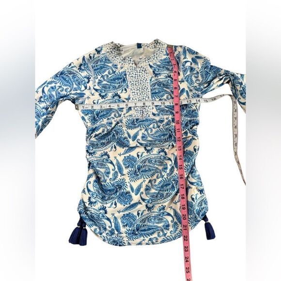 EUC big Girls Cabana Life Rash Guard beach top Resort Wear Sz 14 - Picture 6 of 10